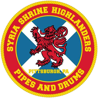 The Syria Highlanders Pipe and Drum Band logo 