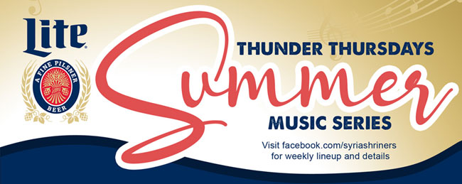 Miller Lite Thunder Thursdays Summer Music Series 2021